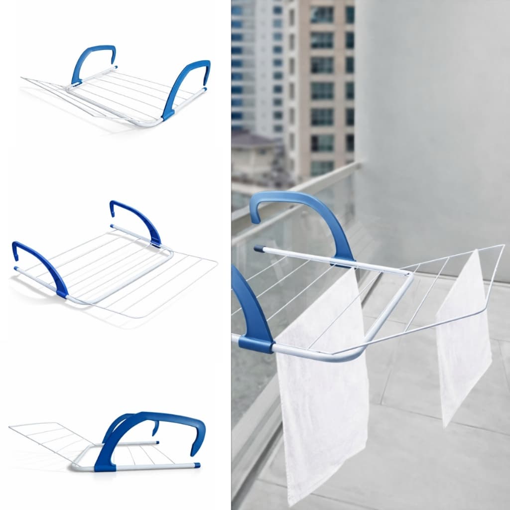 Varal Extensível Sem Furo Janela para Secar Roupas Apartamento Kitnet Dobrável Aço Resistente Área de Serviço