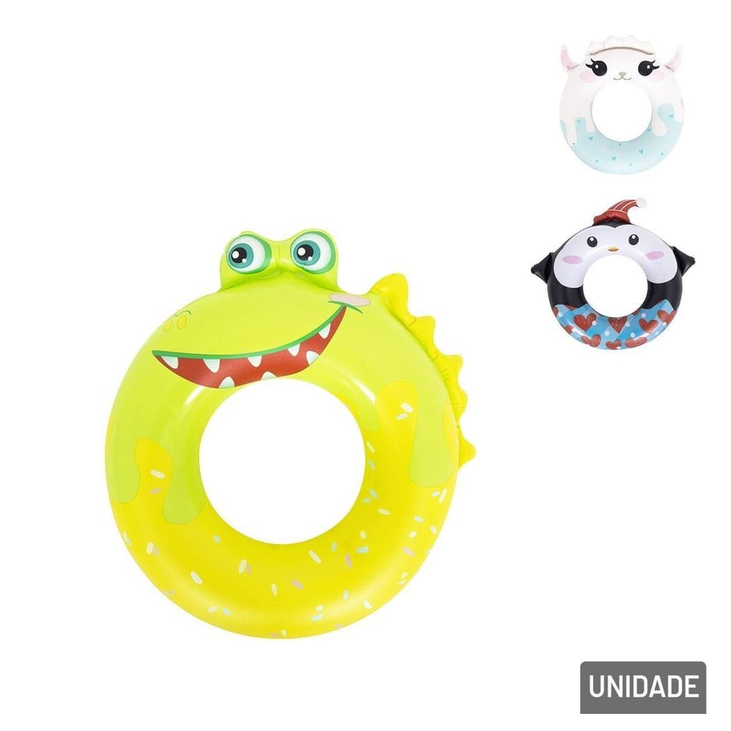 Boia Circular Inflável 60cm Animais Sortidos
