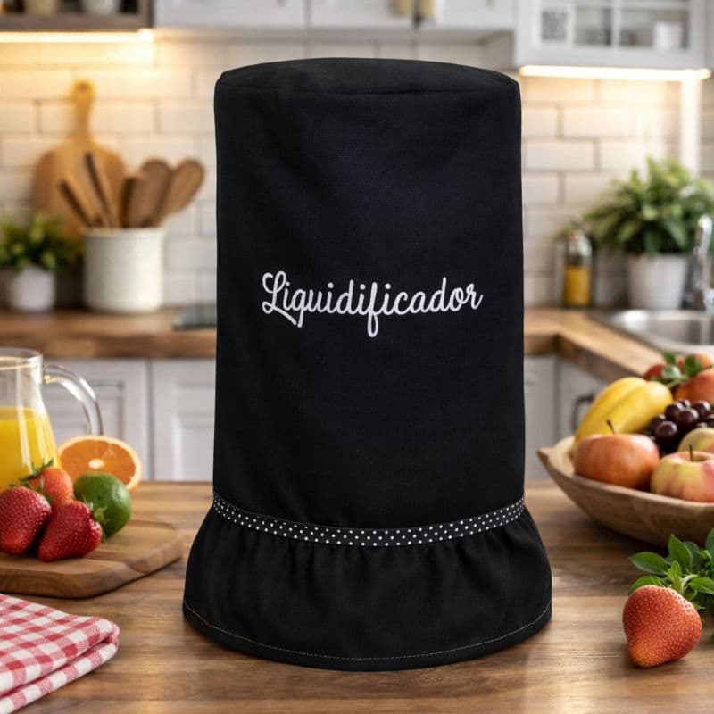 Capa liquidificador com linda estampa ou bordado