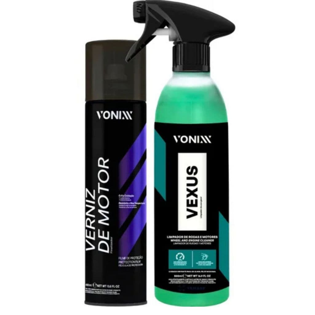 Verniz De Motor Renovador Brilho Proteção 400ml + Vexus VONIXX