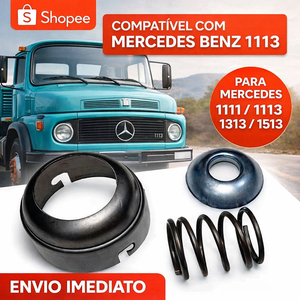 Kit Reparo Torre Alavanca Câmbio Mb 1113 1313 1513 1518 2013