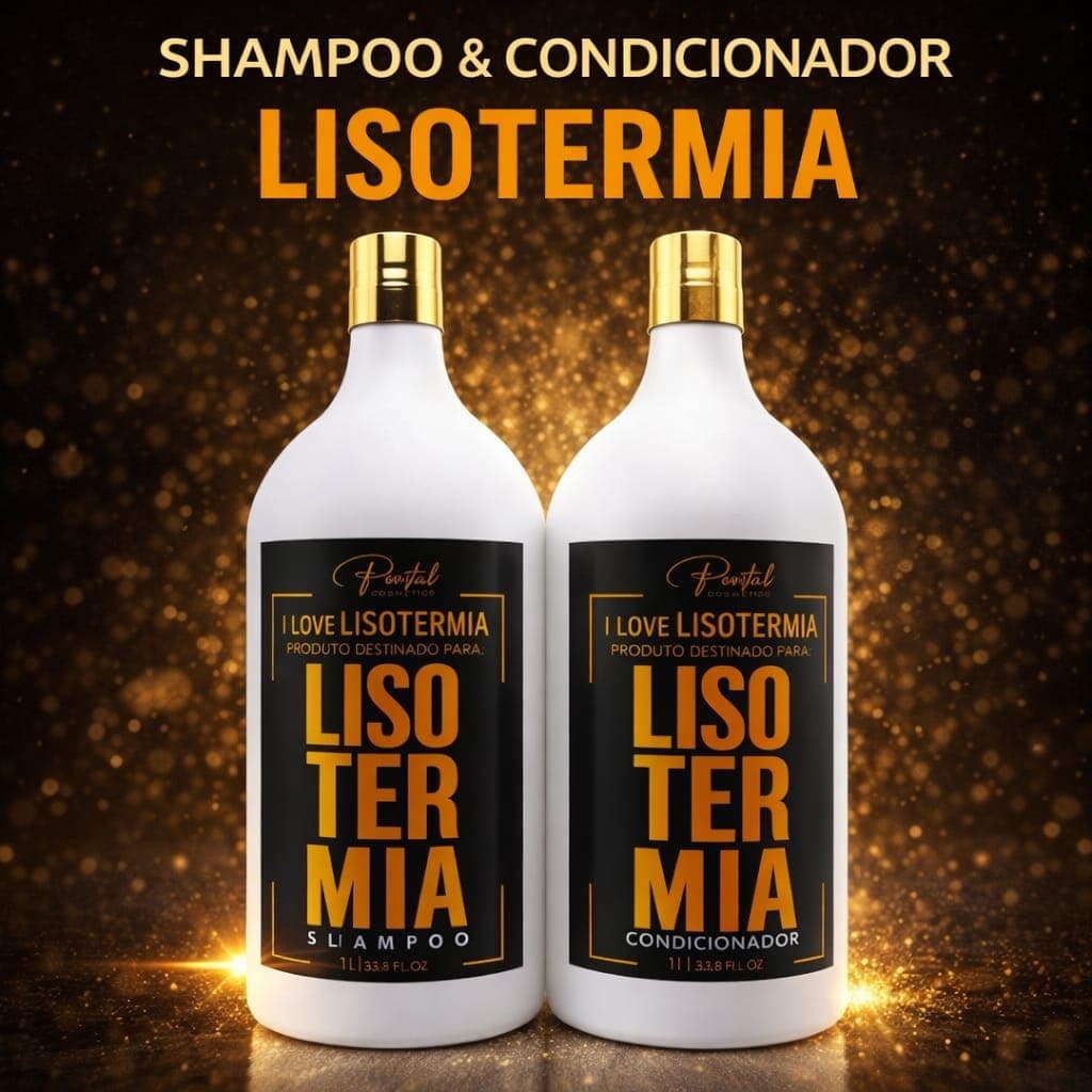 Kit Lisotermia Shampoo + Condicionador 1L (2x1L)