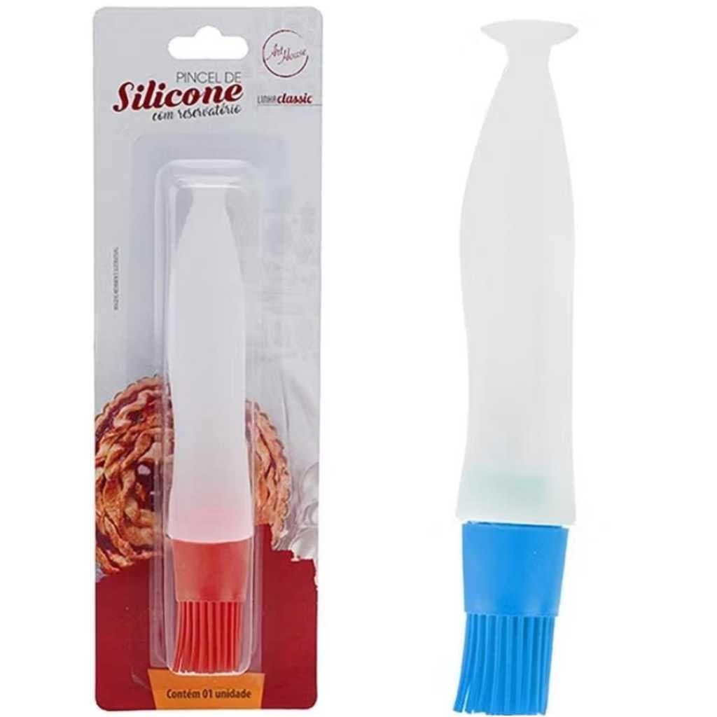 Pincel Culinario Cozinha Silicone Untar Formas Tortas Bolos