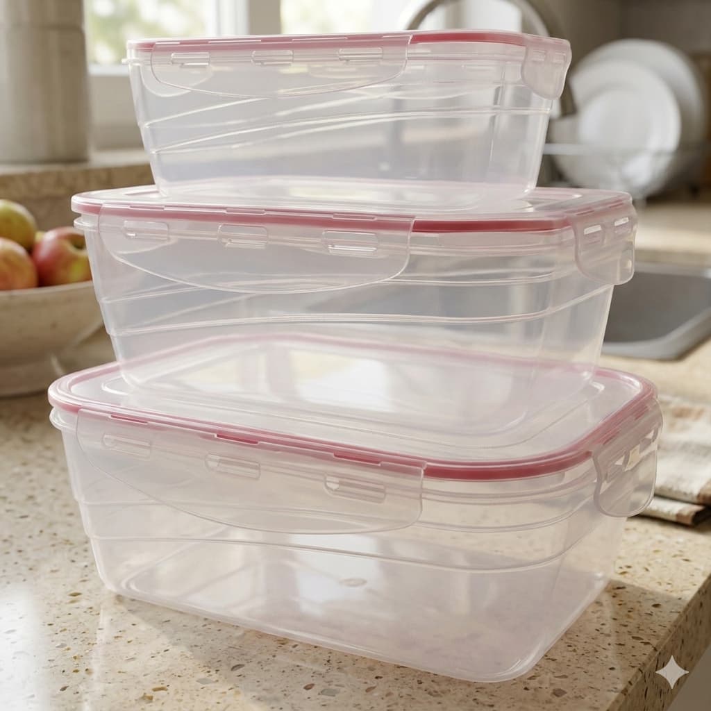 Marmita Fitness 500ml 1000 ml 1500 ml pote plastico transparente c/ Tampa Freezer Microondas