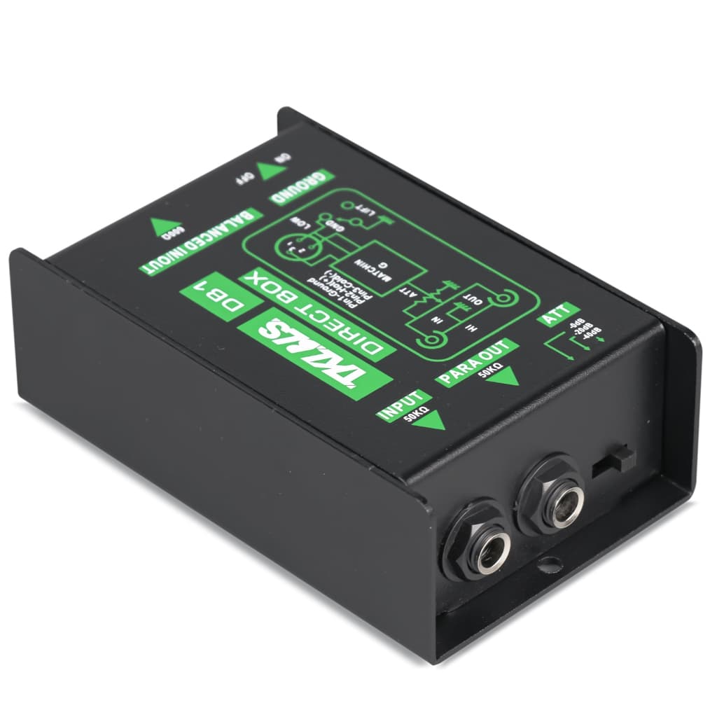 Kit Direct Box Profissional Wireconex WDI 500 Passivo
