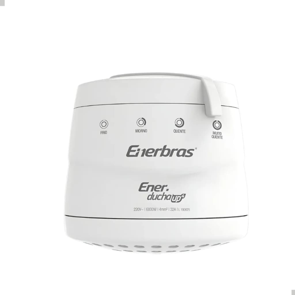 Chuveiro Elétrico Fixo Enerbras Enerducha Up4 6800w 220v Branco 6.8 Kw Branco 220v 6.8 Kw