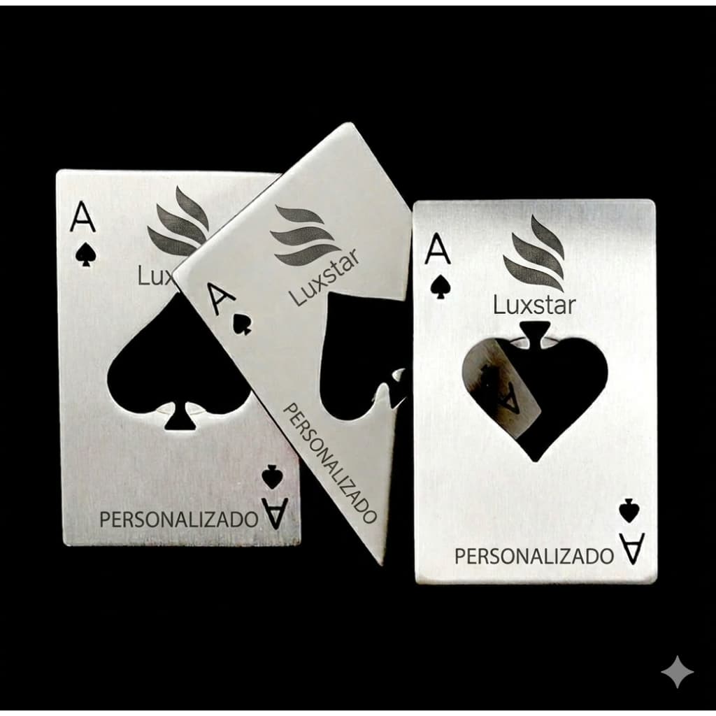 Abridor Carta Baralho Personalizado Com Logo Nome Presente Criativo  Envio Imediato