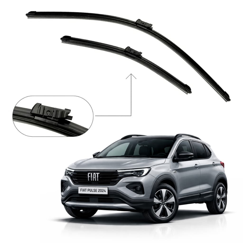 Par Limpador Parabrisa Fiat Pulse Limpador Para-brisa Fiat Pulse 2022 À 2025 Preto