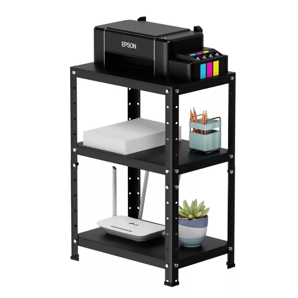 Armário de Aço Compacto com 3 Prateleiras - Capacidade 45kg - 65cm x 45cm x 30cm