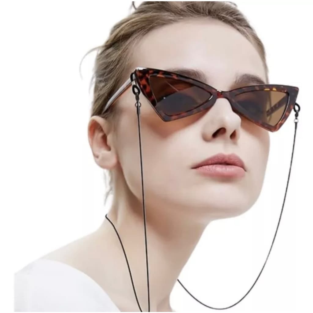 Avaliando Cordão para Óculos em Silicone Transparente Para Evitar qve os Oculosse Percam Nova