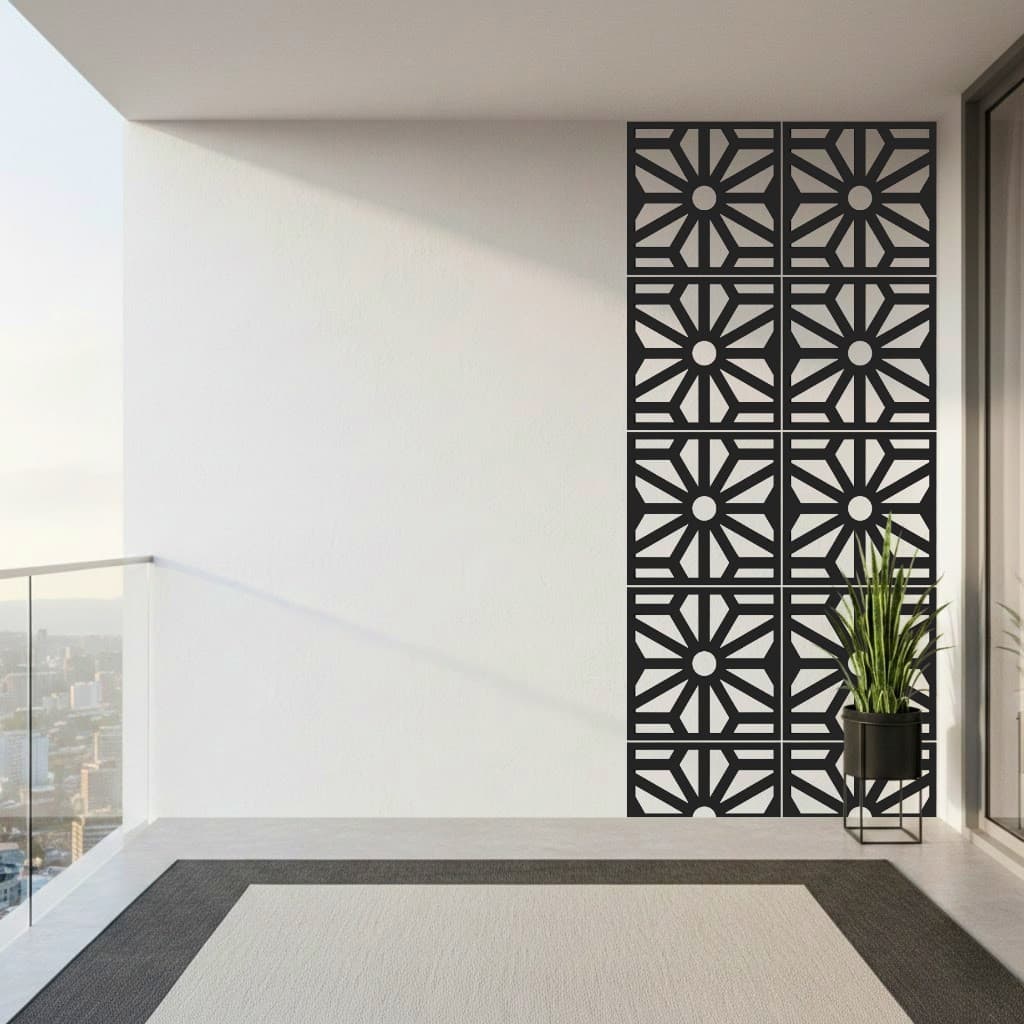 Painel Cobogó Decorativo em MDF – Placa Vazada para Parede 20x20cm