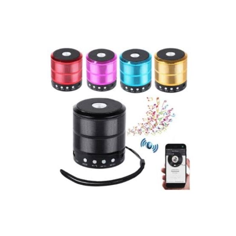 Mini Speaker Bluetooth Portátil WS-887 com Conexão Bluetooth e FM