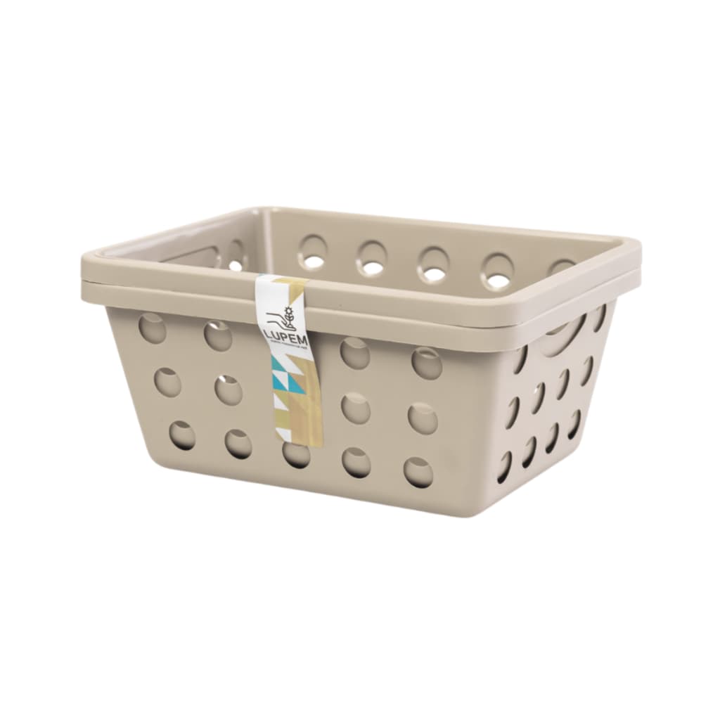 KIT Cestos Organizadores Multiuso 1,2 Litros Pequeno Color