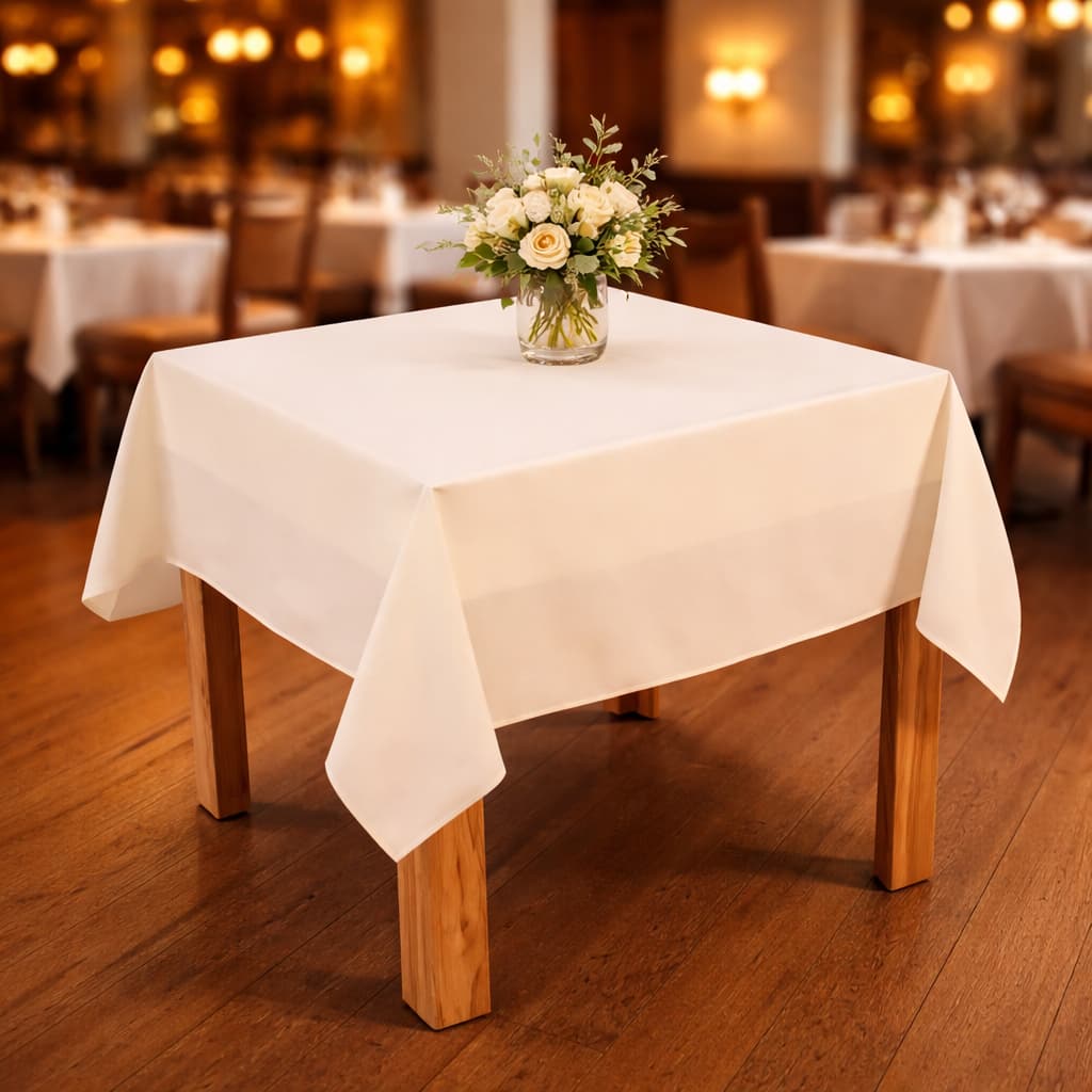 Toalhas de Mesa Quadrada Com Bainha 1,50x1,50 Em Oxford Padrão Buffet Festa | Unidade ou Kits