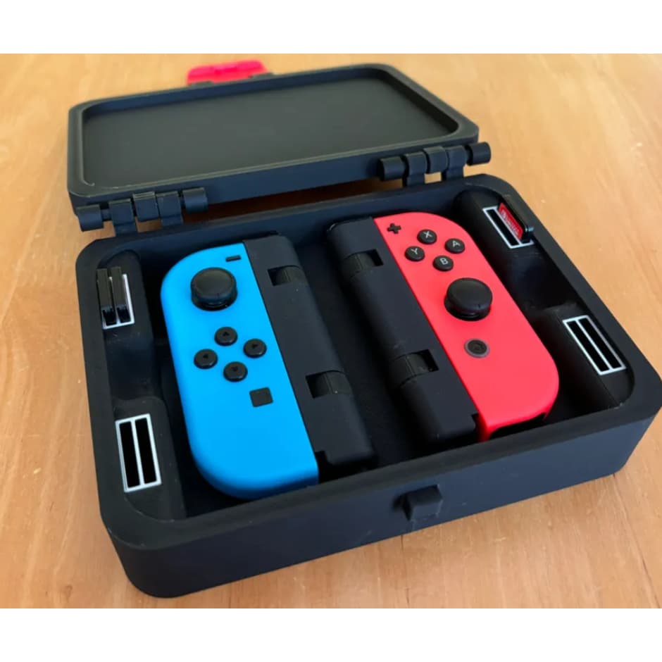CASE PARA JOYCON + 8 CARTUCHOS NINTENDO SWITCH