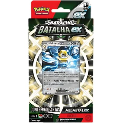 Pokémon Baralho De Batalha Melmetal Ex 60 Cartas