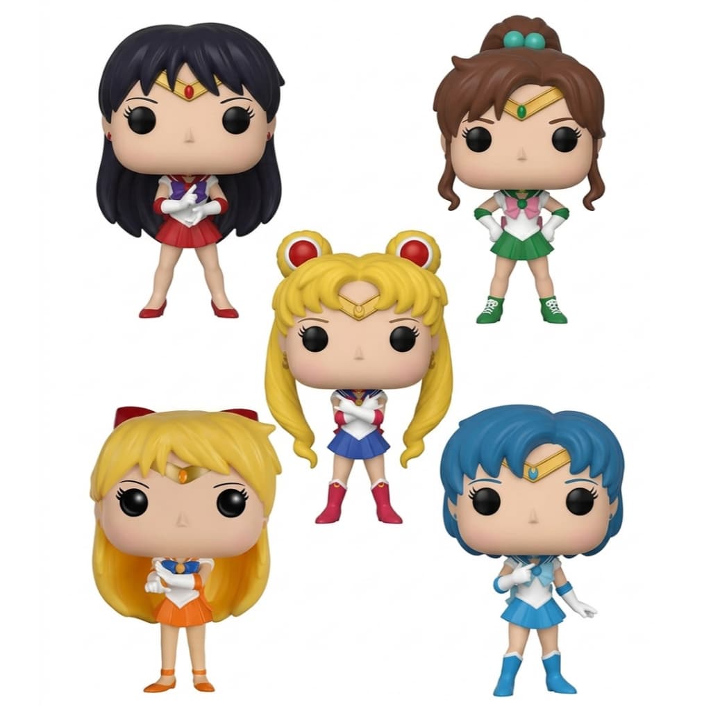 Bonecos Colecionáveis Sailor Moon - Com Caixa Personalizada