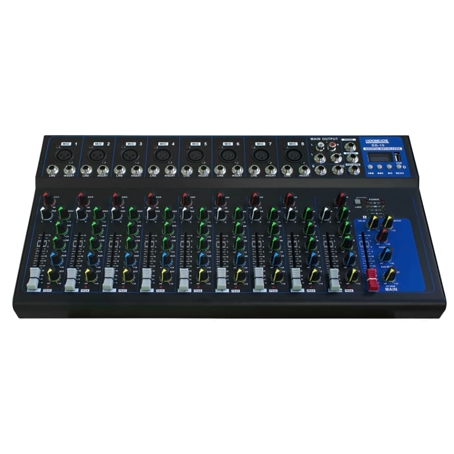 Mesa de som 10 canais USB , Bluetooth, Efeito (Igrejas ,Locuções Palestras)