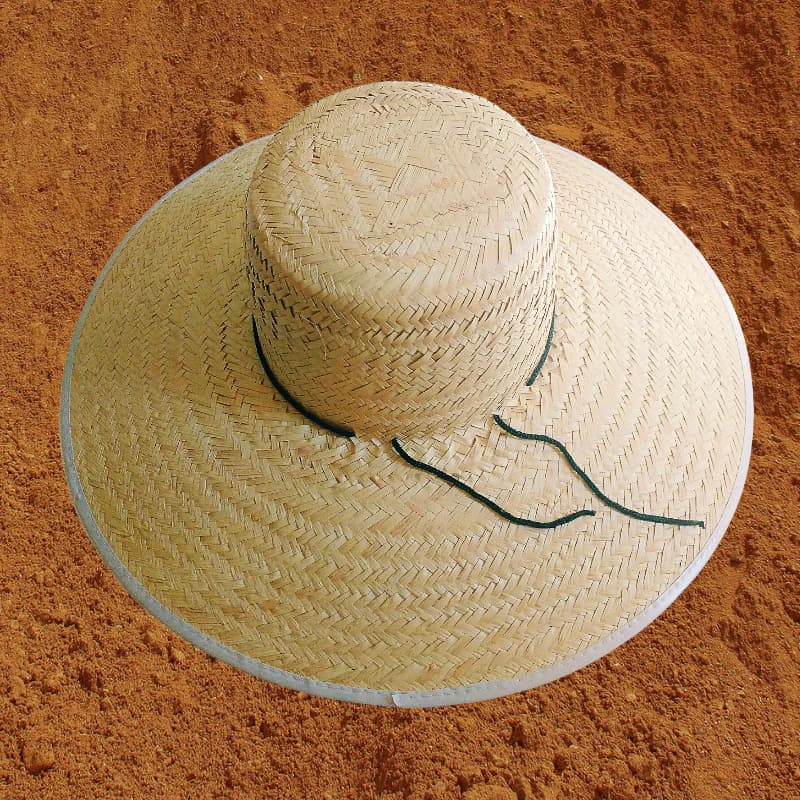 Chapéu de palha modelo Brasilia Surf Sol Praia com cordão