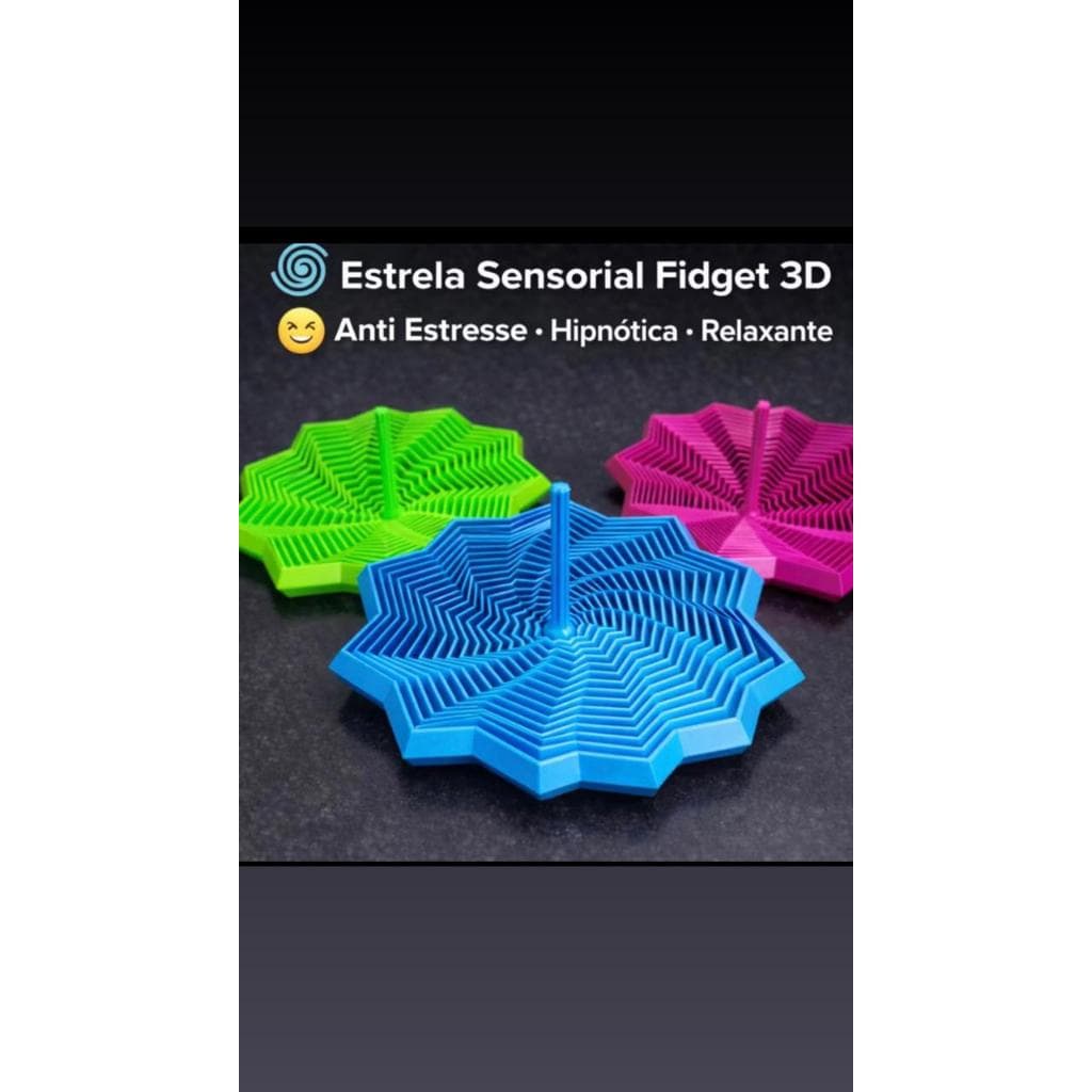 Estrela sensorial articulada antiestresse-brinquedo