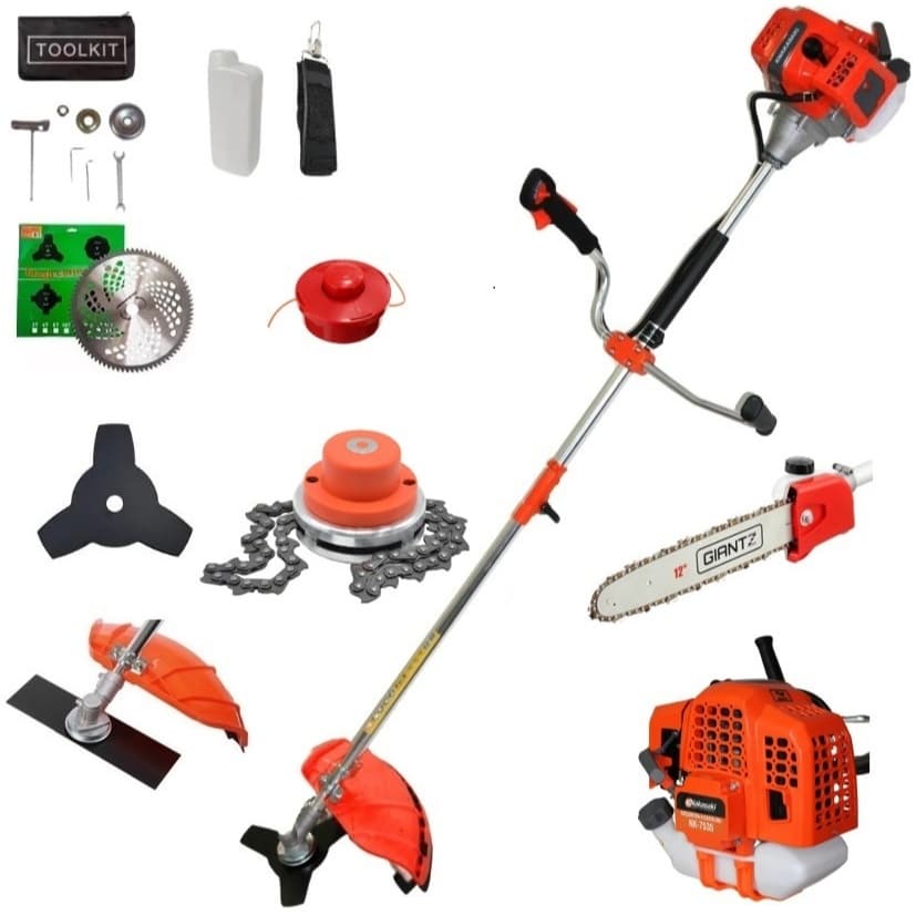Roçadeira Profissional Multifuncional 6 X 1 a Gasolina 3,5hp 75 Cilindradas  Motopodador 35cm