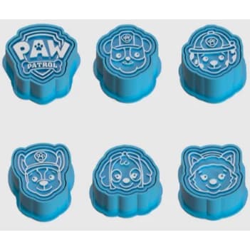 Ejetor Para modelar Doces, Brigadeiros - Patrulha Canina (Paw Patrol) - Kit ou Unidade