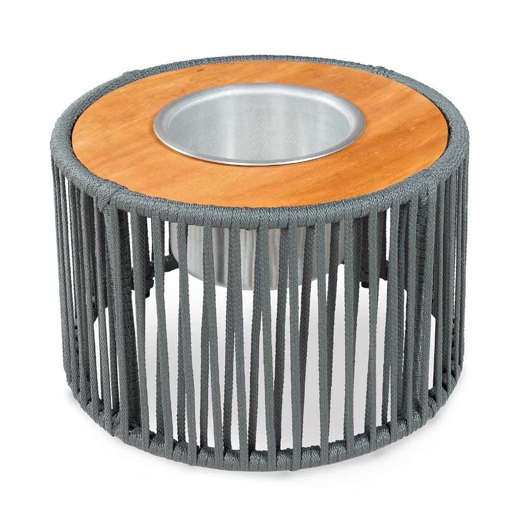 Champanheira Maite em Corda Náutica – Balde para Gelo Elegante para Área Gourmet, Varanda e Piscina