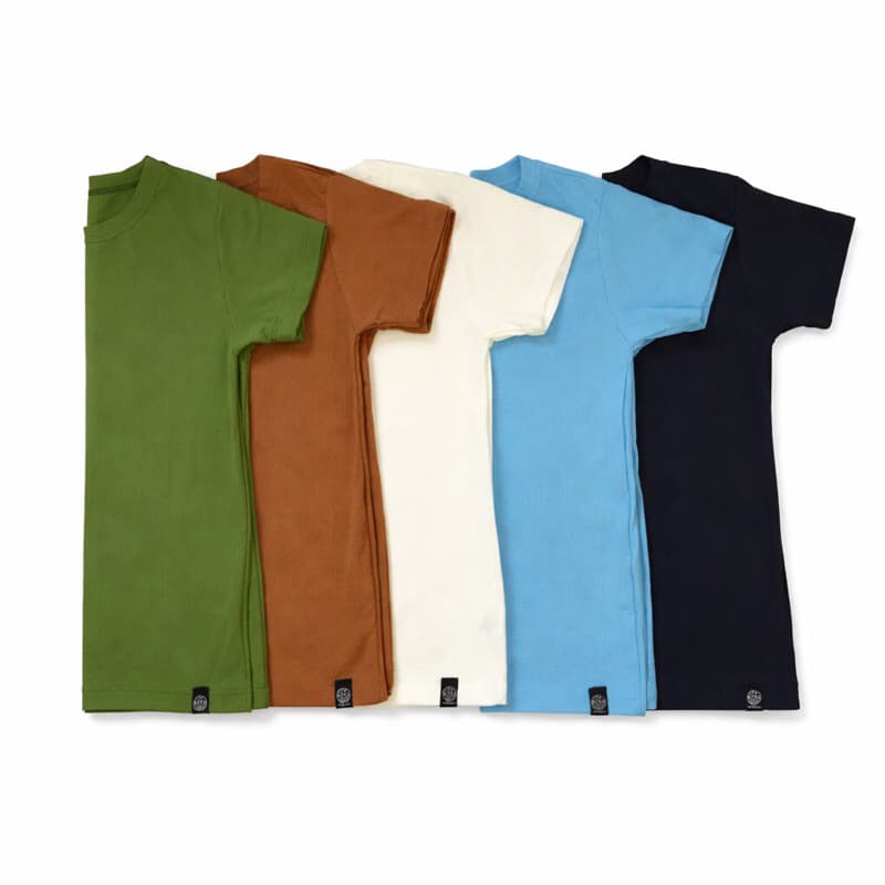 KIT 5 Camiseta Infantil Oversized Malha Texturizada