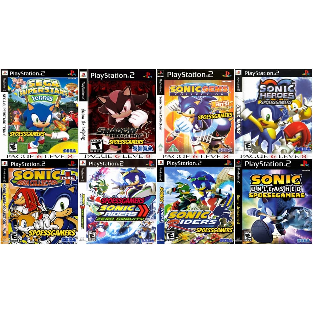 Sonic Jogos PS2 Compatível | Aventura Clássica | PlayStation 2