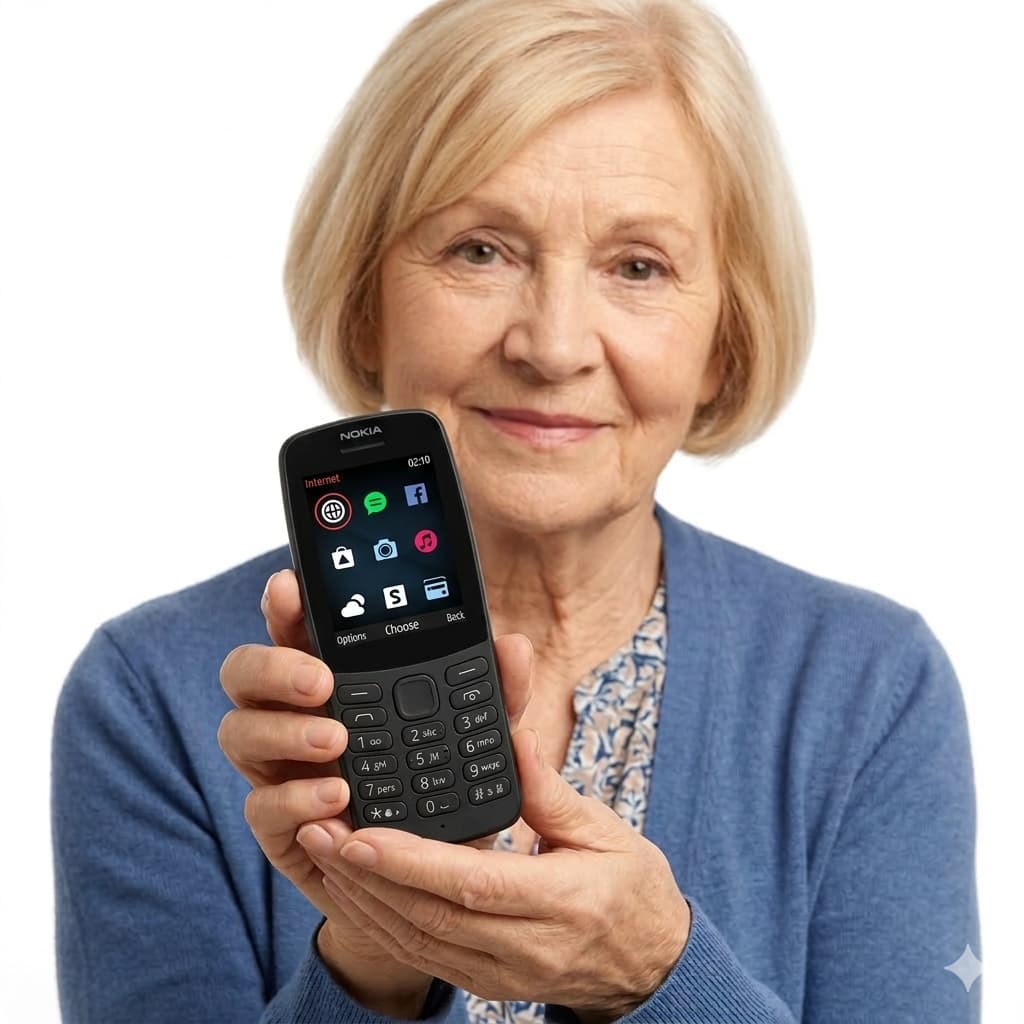 Nokia 210 Dual Chip Celular Para Idosos Aparelho Original Lacrado Com NF Envio Imediato