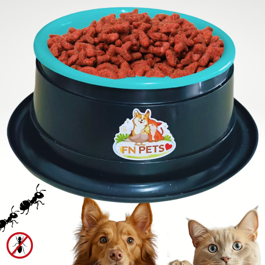 Comedouro  Bebedouro para Cachorro e Gato com Anti-Formigas - Pote de Ração 700ml