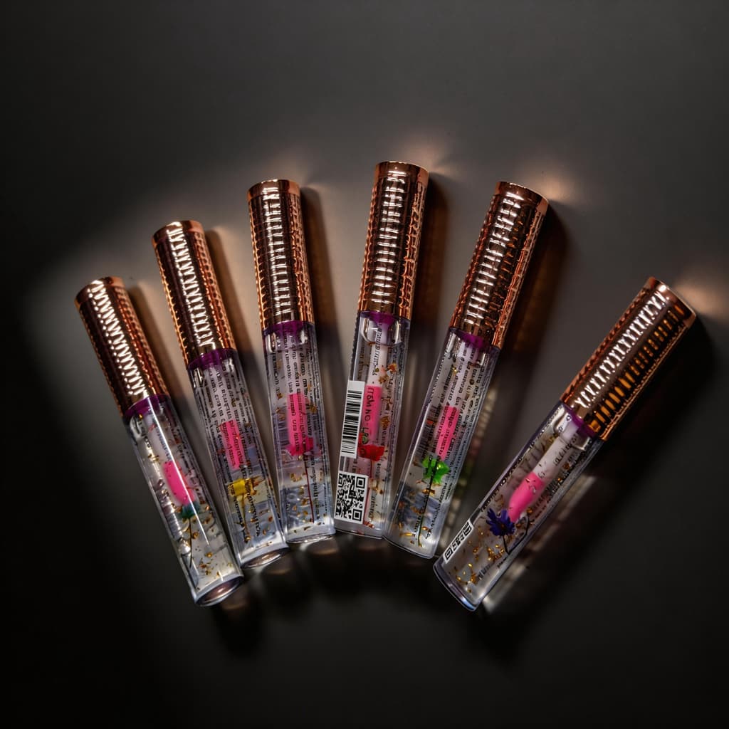 Gloss Labial transparente hidratante e brilho, Protetor Labial