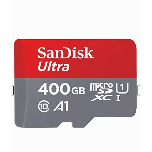 Cartão de memória Ultra microSDXC de 400 GB - 120 MB/s, C10, U1, Full HD, A1
