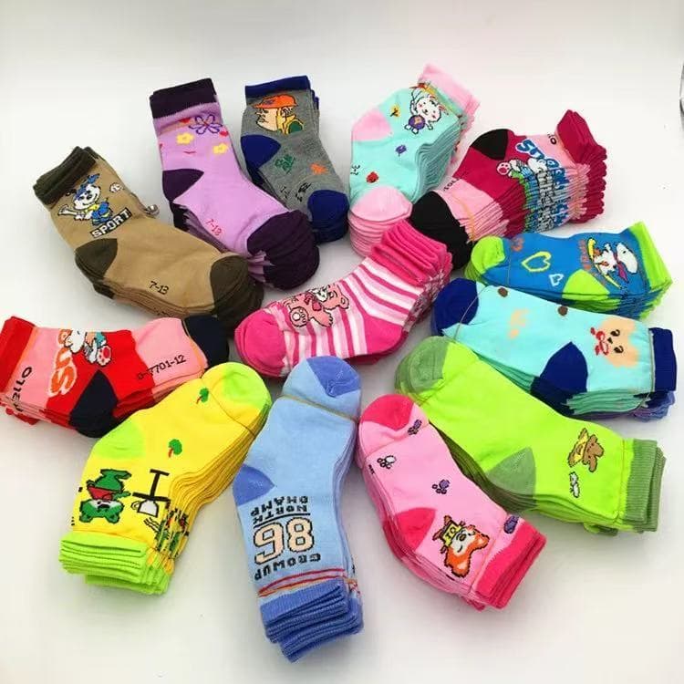 Kit 6 pares meias de menina infantil 2-8 anos