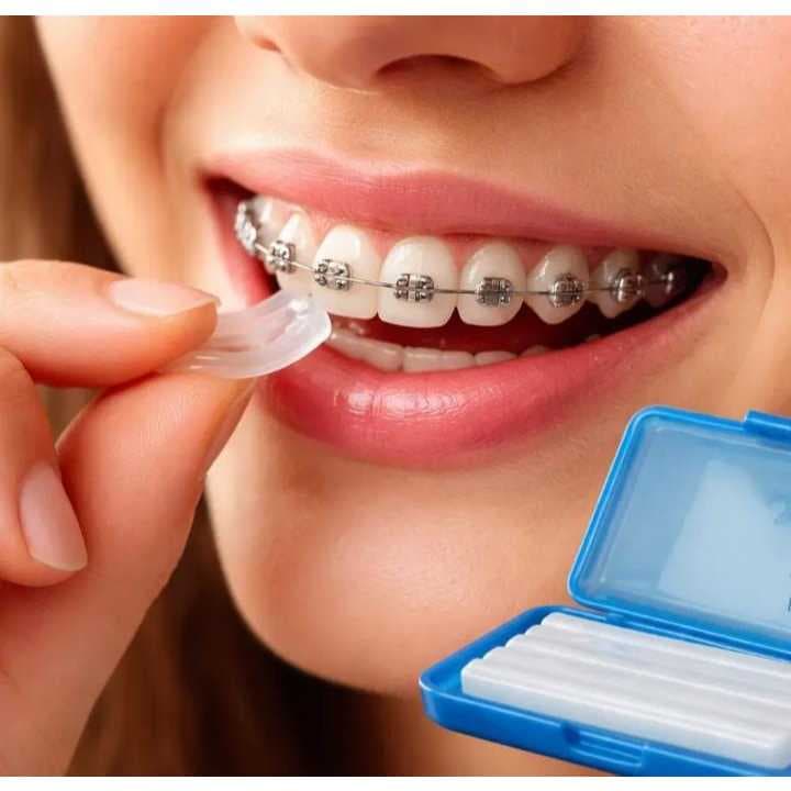 Caixa de cera Lysanda Tubo Incolor Proteção de Aparelho Para os Labios Com 5 Unidades