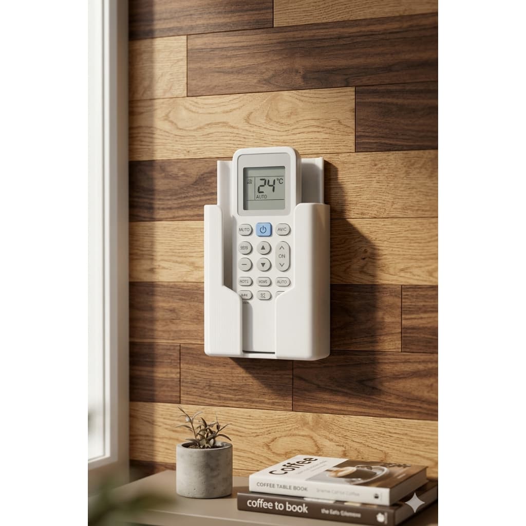 Suporte para Controle Remoto Ar Condicionado Universal Parede sem Furo/com Furo