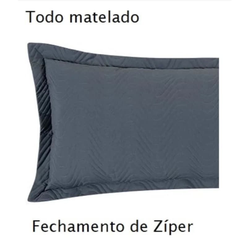 Porta Travesseiro de Xuxão Matelado 180 Fios Algodão 180 fios com Deblum
