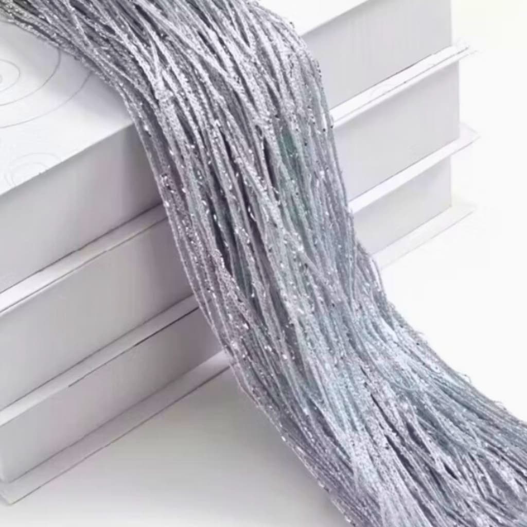 Cortina Decorativa com Detalhes em Brilho Luxo para Ambientes