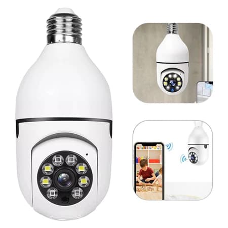 Mini IP Câmera Wifi sem fio visão noturna microfone auto falante acesso remoto aplicativo