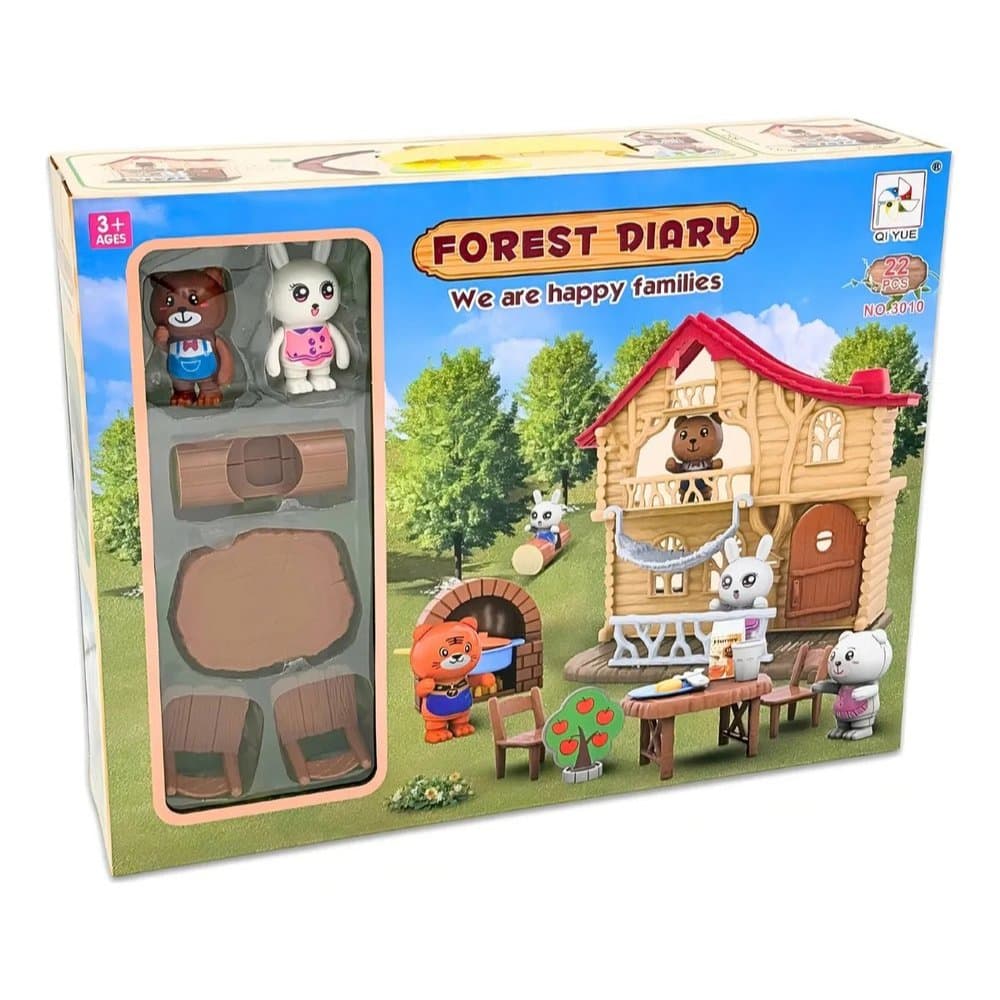 🦒 Kit 22 Animais da Fazenda e Selva Brinquedo Infantil Miniatura com Acessórios