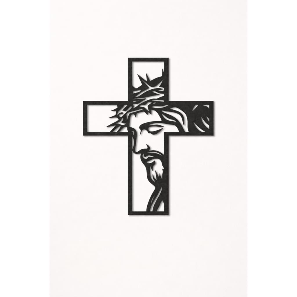 Cruz Jesus Parede Decorativa Religiosa Católica Quadro Jesus Cristo Quarto Sala