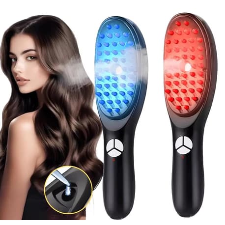Escova Massageadora com Laser 4 em 1 – Tratamento Capilar e Antiqueda lm tech store