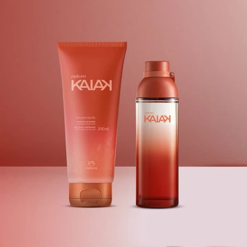 Kit Natura Kaiak Tradicional Feminino Perfume + sabonete líquido
