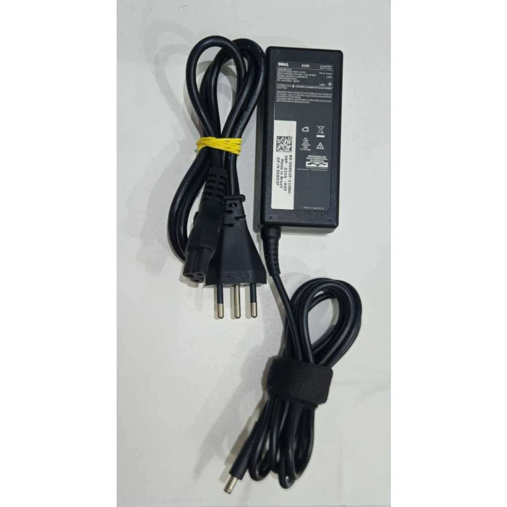 FONTE ORIGINAL NOTEBOOK DELL 65W 19.5V BIVOLT