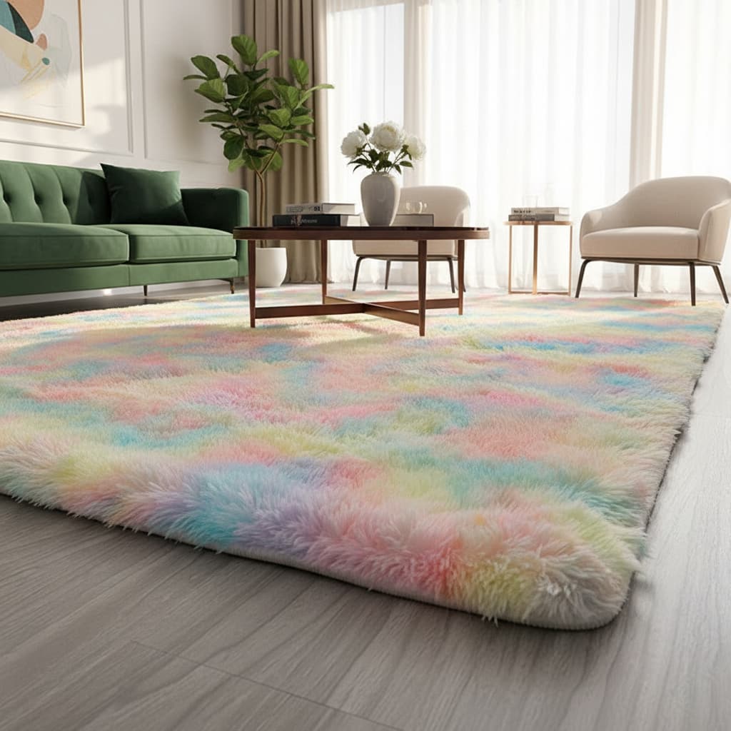 Tapete Felpudo Alta Pelagem Luxo Shaggy 1,00x1,50 Super Promoção