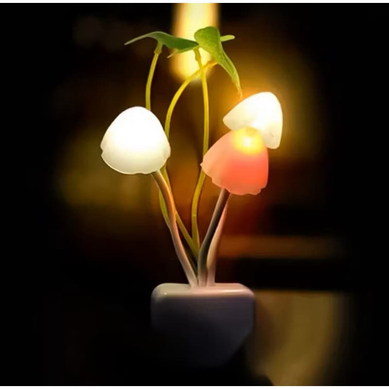Cogumelo luz noturna