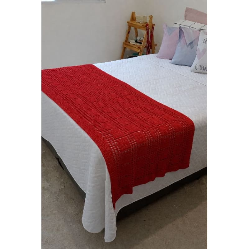 Manta | Peseira Crochê Para Sofá ou Cama
