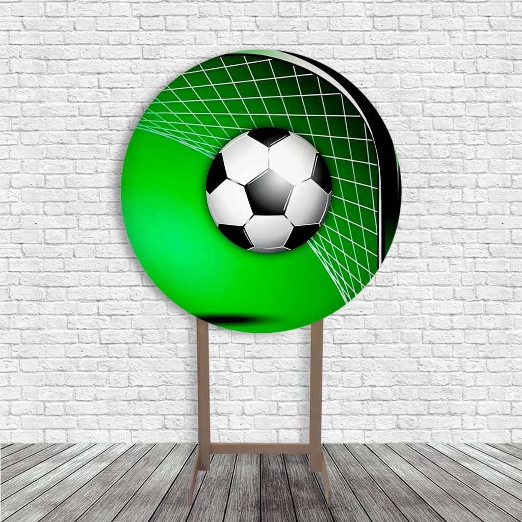 Capas Painel Redondo Painel de Mesa 50x50 Futebol Gol