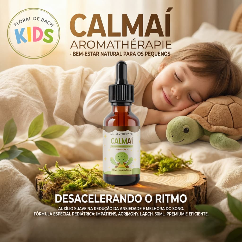 Floral Infantil Calma Kids Equilíbrio Emocional Bem-Estar Floral de Bach Aromathérapie 30ml