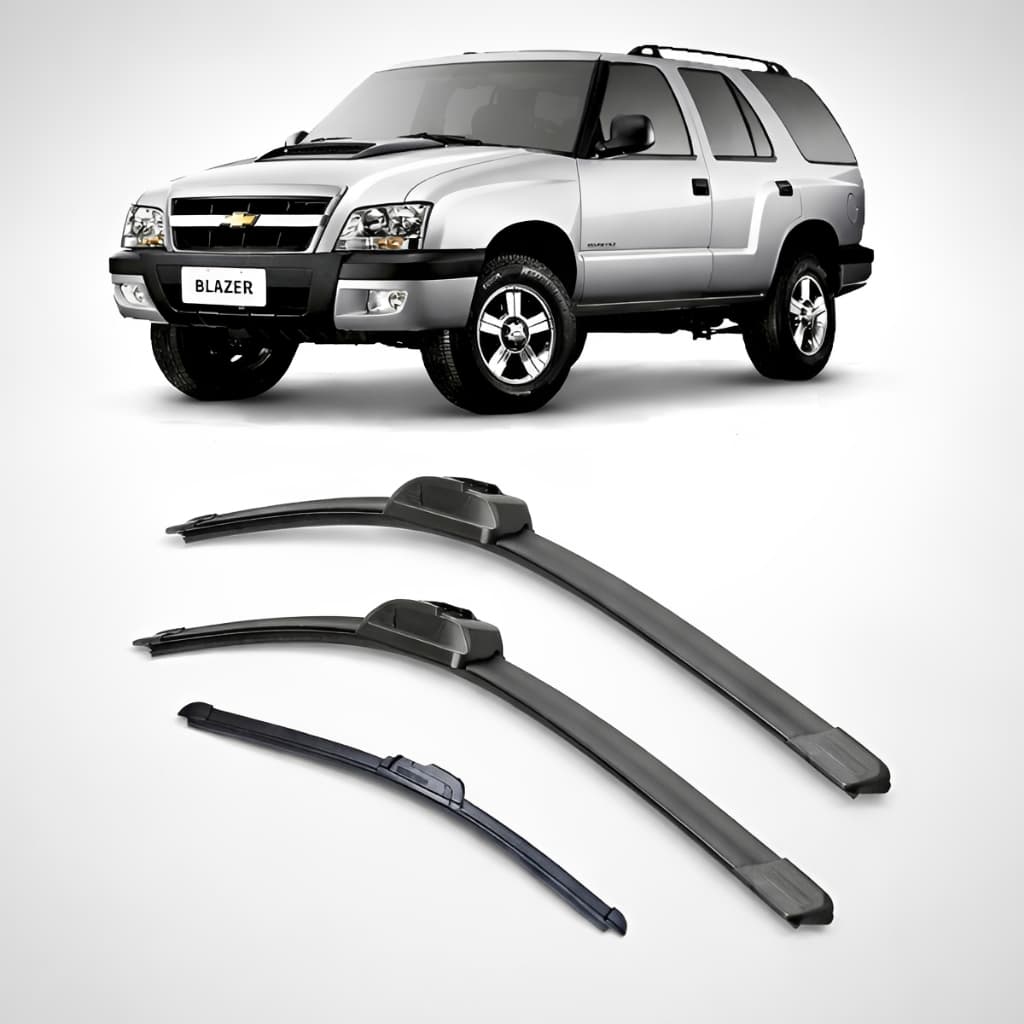 Kit Palheta Limpador Parabrisa Carro Gm Blazer 1995 Em Diante